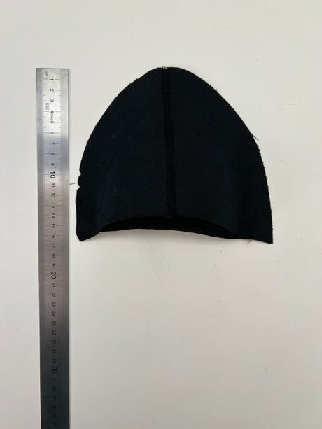 Black Wool Cotton Non-Woven Sewing Notions