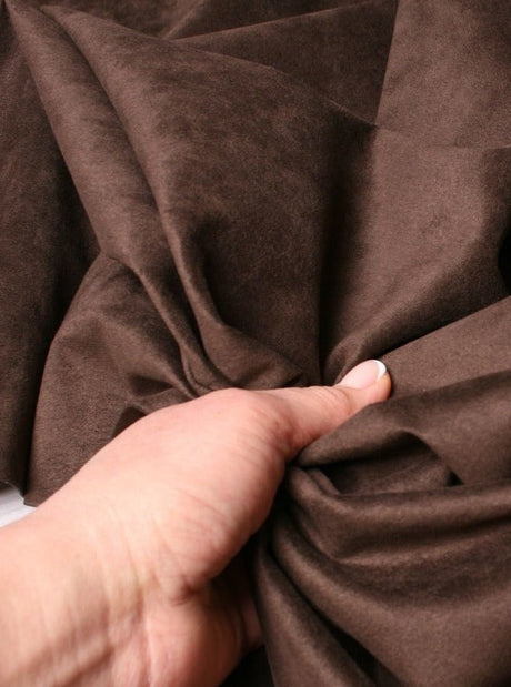 Chocolate Microsuede Faux Suede