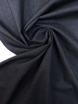 Italian Melange Blue Wool Fabric