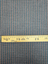 Polyester Tweed Striped Gray-Blue-Orange