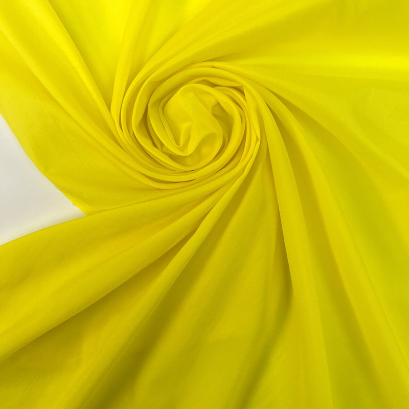 Stretch Crinkled Fabric Yellow Green