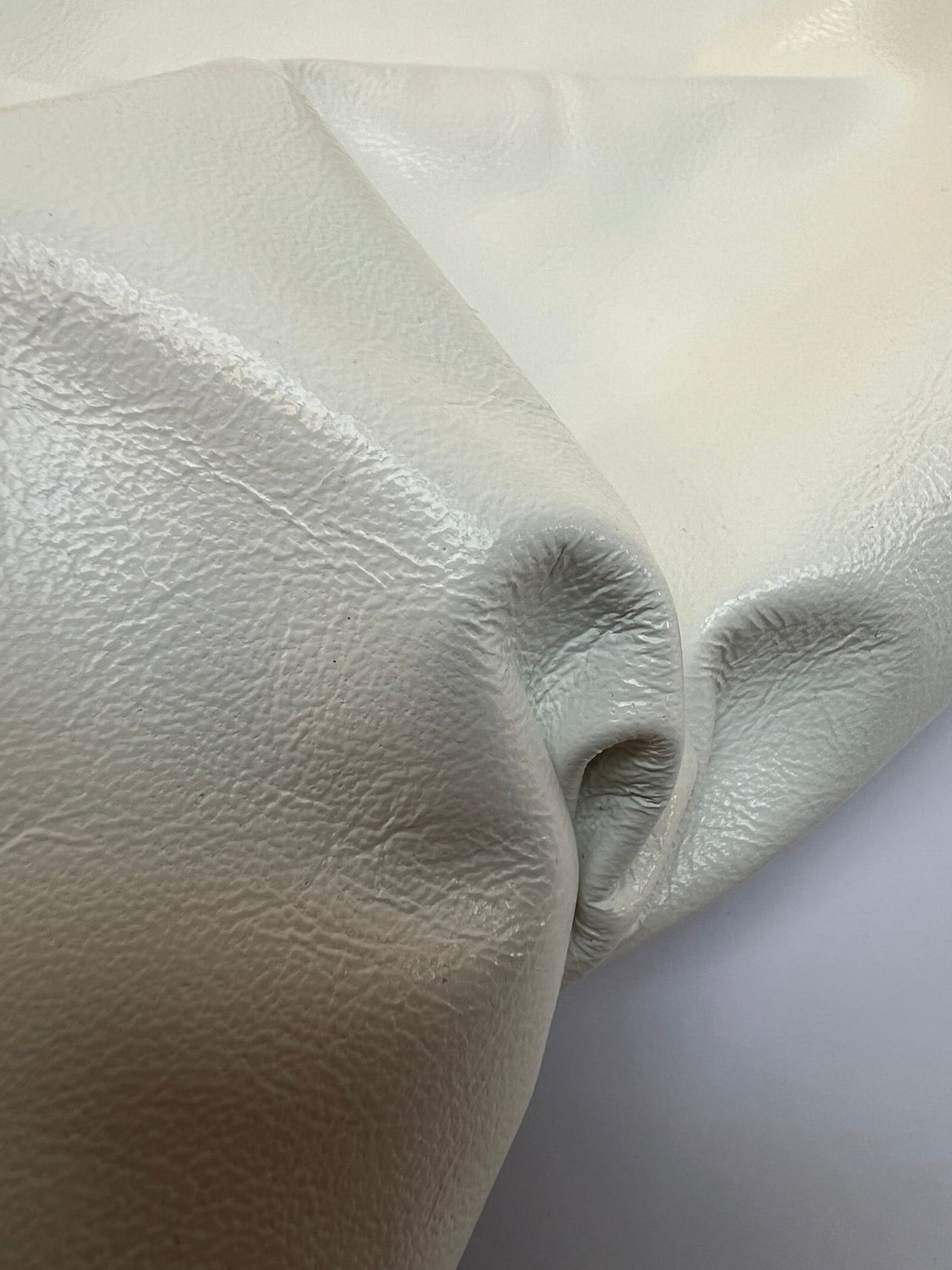 Leather Shades White Green Leather