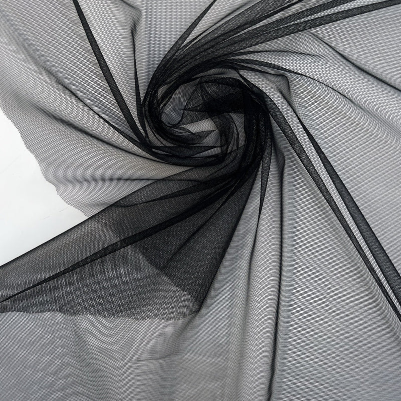 Polyamide Mesh Fabric Black