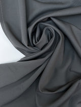 Wool Polyester Rep Weave Gray