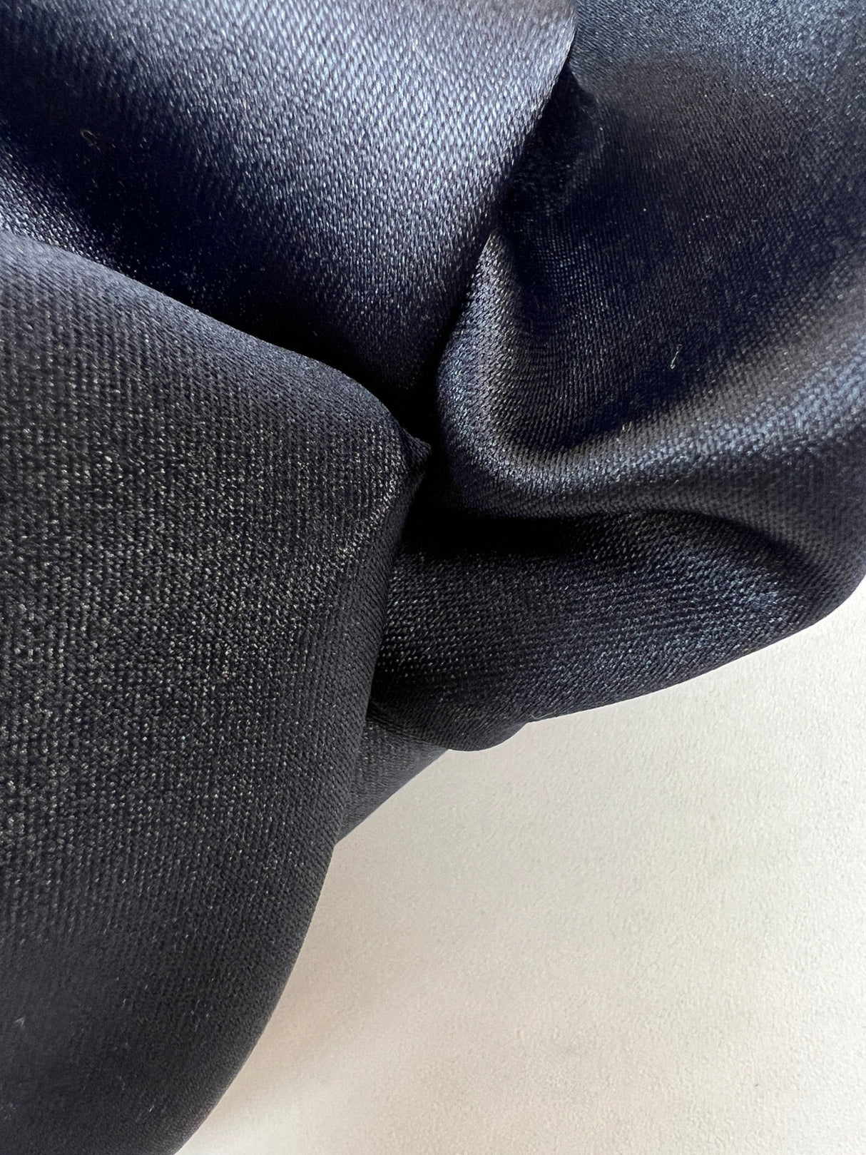 Blue Polyester Sateen