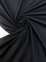 Black Viscose Cotton Poplin