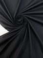 Black Viscose Cotton Poplin