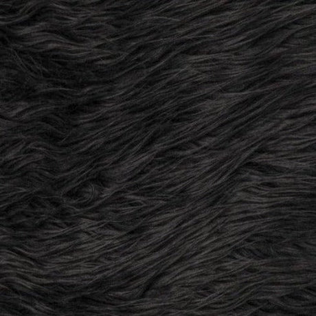 Mongolian Long Pile Faux Fur Fabric - 100 Percent Polyester, Plush Texture, 60" Width, 3" Pile Length (1 Yard)