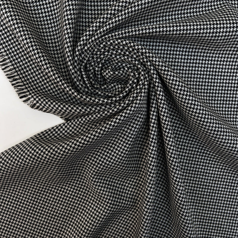 Cotton Wool Tweed Houndstooth