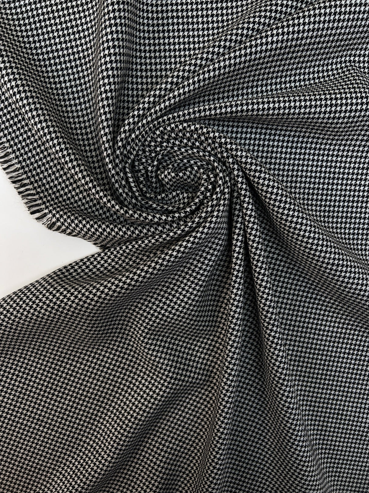 Cotton Wool Tweed Houndstooth