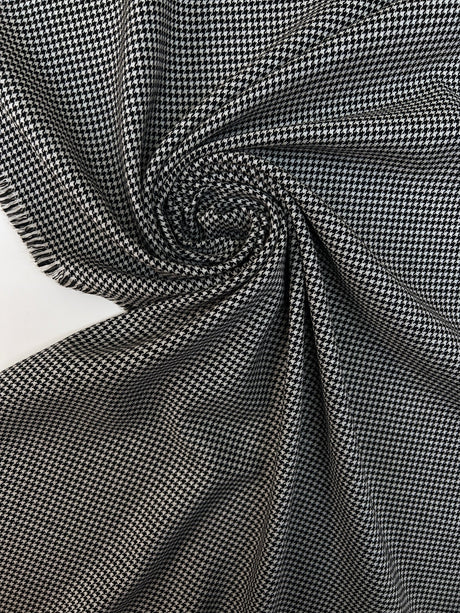 Cotton Wool Tweed Houndstooth