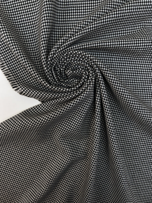 Cotton Wool Tweed Houndstooth