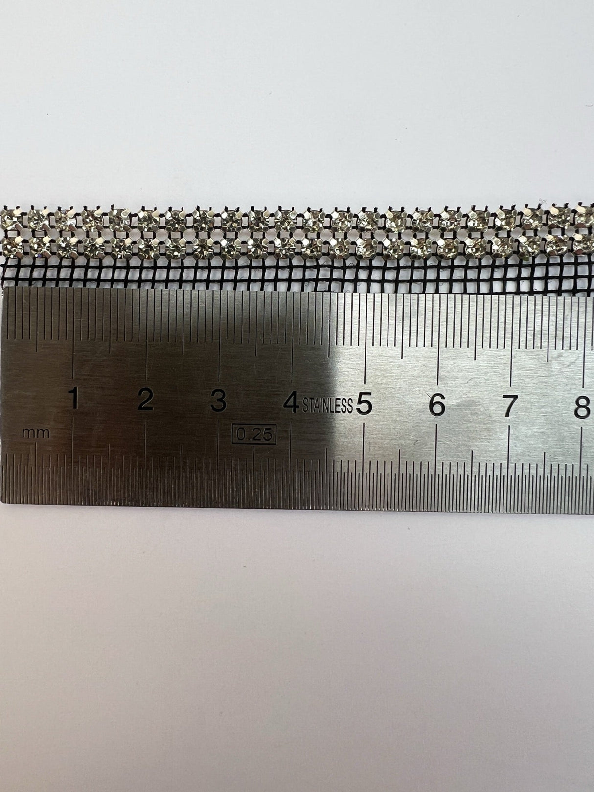 Lurex Sewing Notions Silver Black
