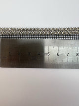 Lurex Sewing Notions Silver Black