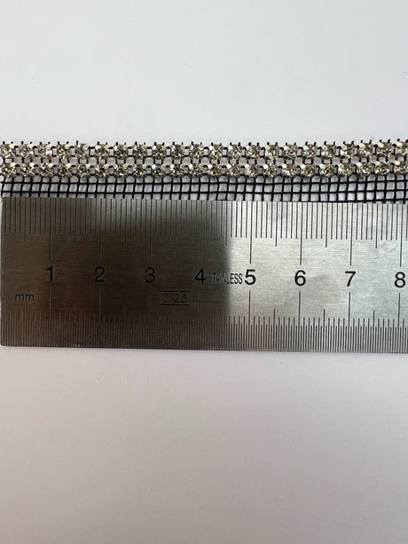 Lurex Sewing Notions Silver Black