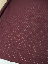 Polyamide Abstract Glitter Fabric Red Brown