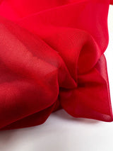Silk Chiffon Fabric Red Shade
