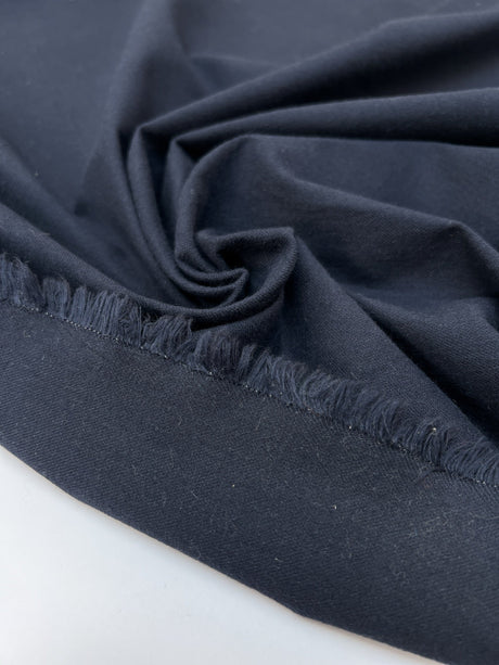 Cotton Elastane Twill Blue