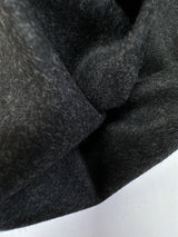 Wool Tweed Melange Gray Black