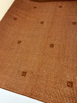 Wool Houndstooth Brown Beige