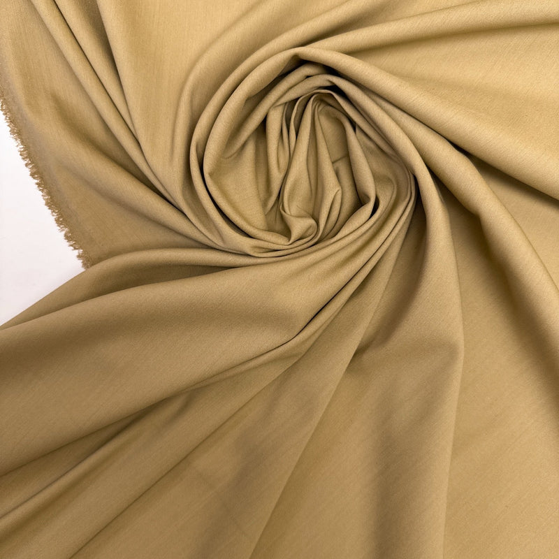 Wool Elastane Suit Fabric Beige