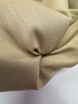 Viscose Elastane Woven Beige Stretch Fabric