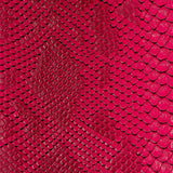 Viper Sopythana Faux Snake Skin Vinyl Fabric - Faux Snake Skin Vinyl Fabric, 52/54" Width, 1.0 MM Thickness, 100% Polyester, +100,000 Double Rubs (1 Yard)