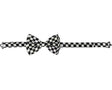 Black & White Checkered Bow Tie - Adults