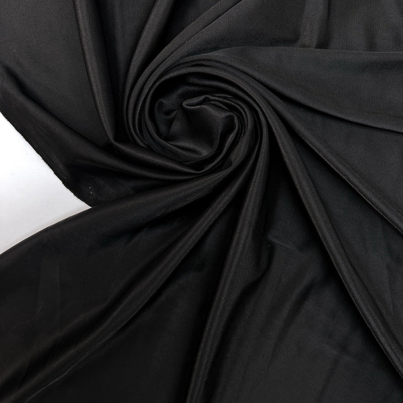 Viscose Knit Black Stretch Fabric