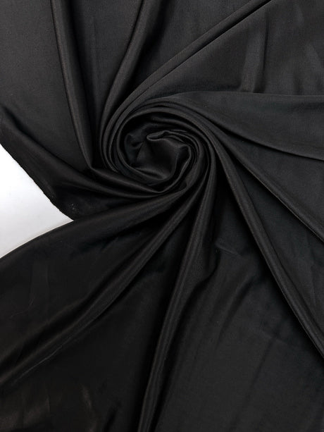 Viscose Knit Black Stretch Fabric