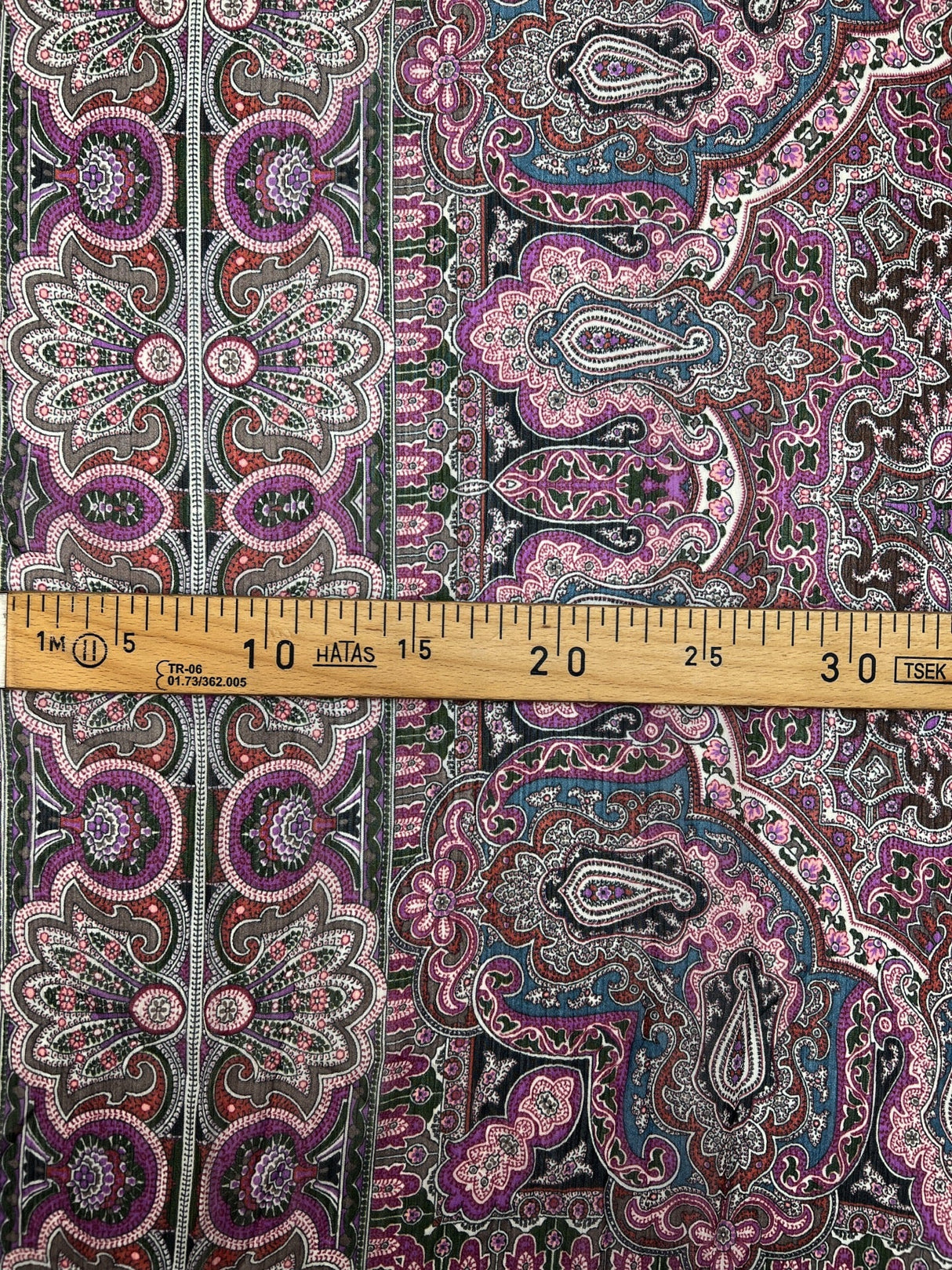 Polyamide Chiffon Multicolour Paisley Print