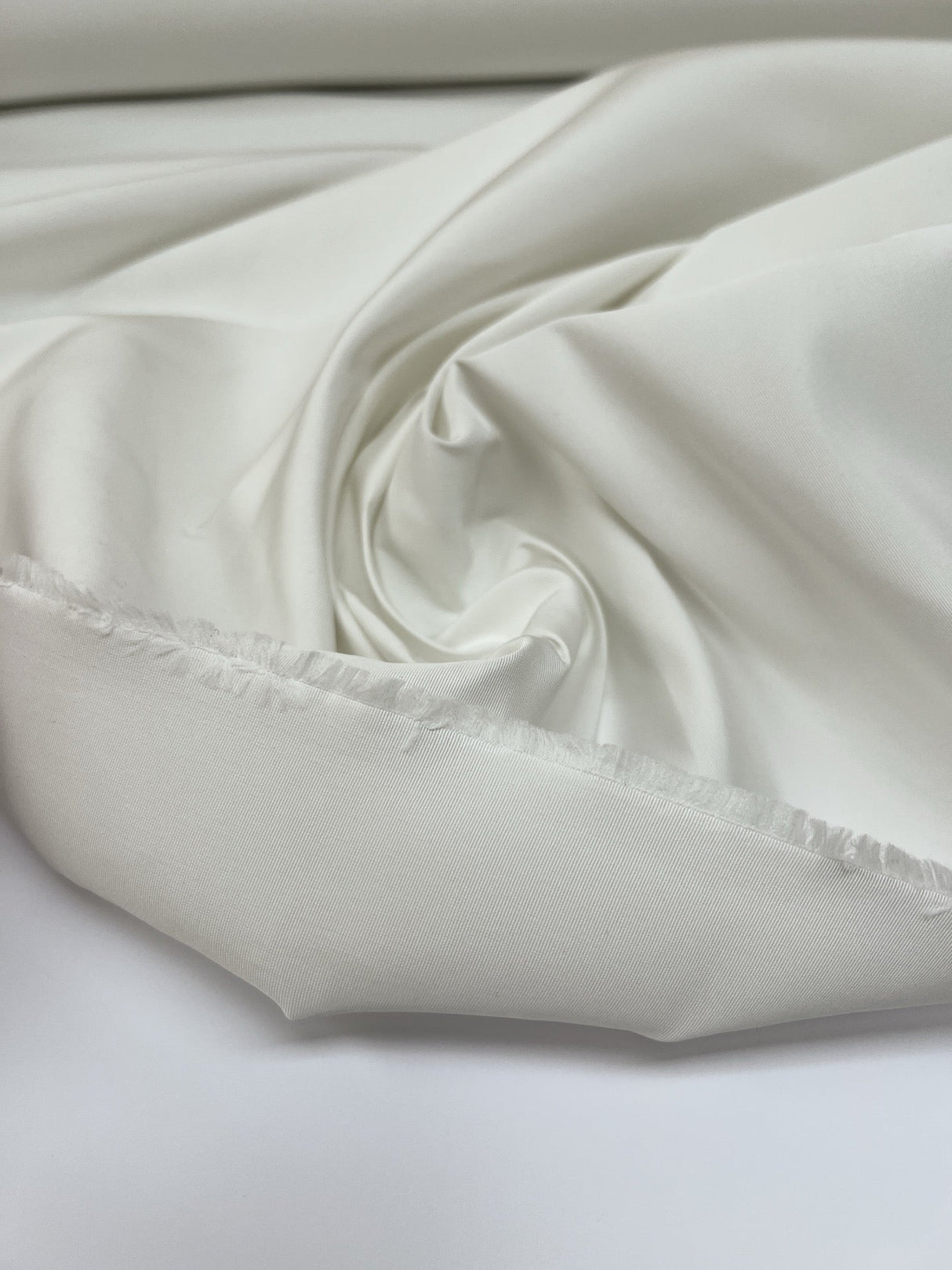 White Polyamide Rep Weave Fabric