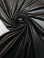 Silver Black Coated Knitted Fabric