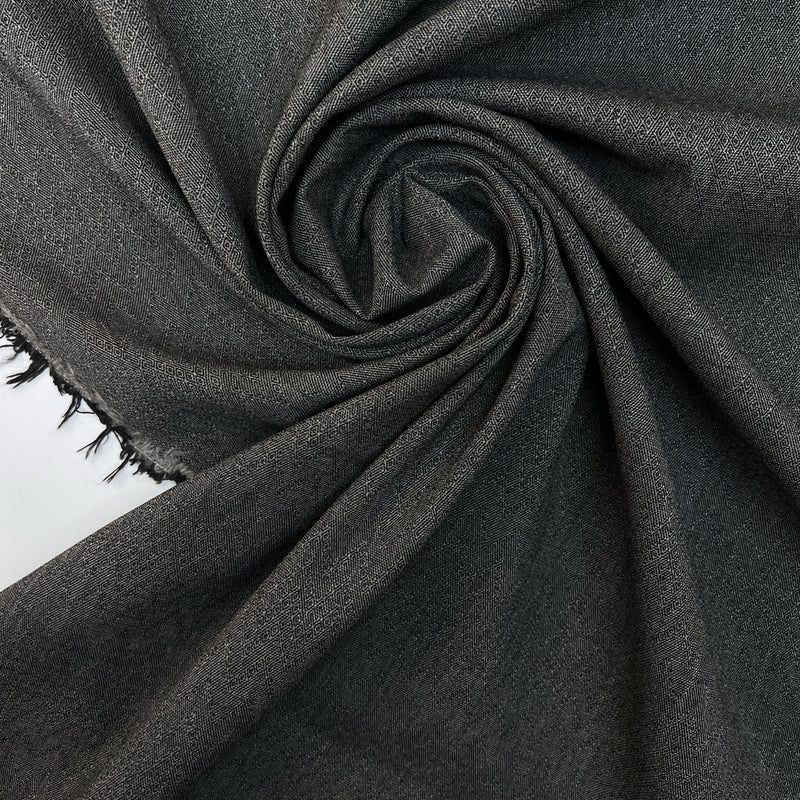 Wool Blend Melange Suiting Fabric