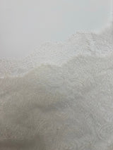 White Shade Floral Lace Polyamide Viscose
