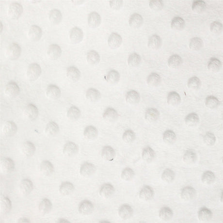 Minky Dimple Dot Faux Fur Fabric - 100 Percent Polyester, Embossed Dimple Dot, 60" Width (1 Yard)