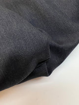 Italian Melange Blue Wool Suit Fabric