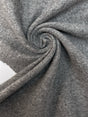 Wool Knitted Fabric Melange Gray