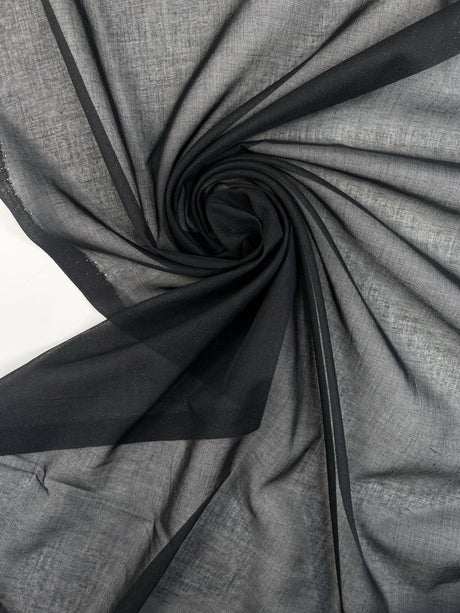 Black Cotton Interlining Fabric