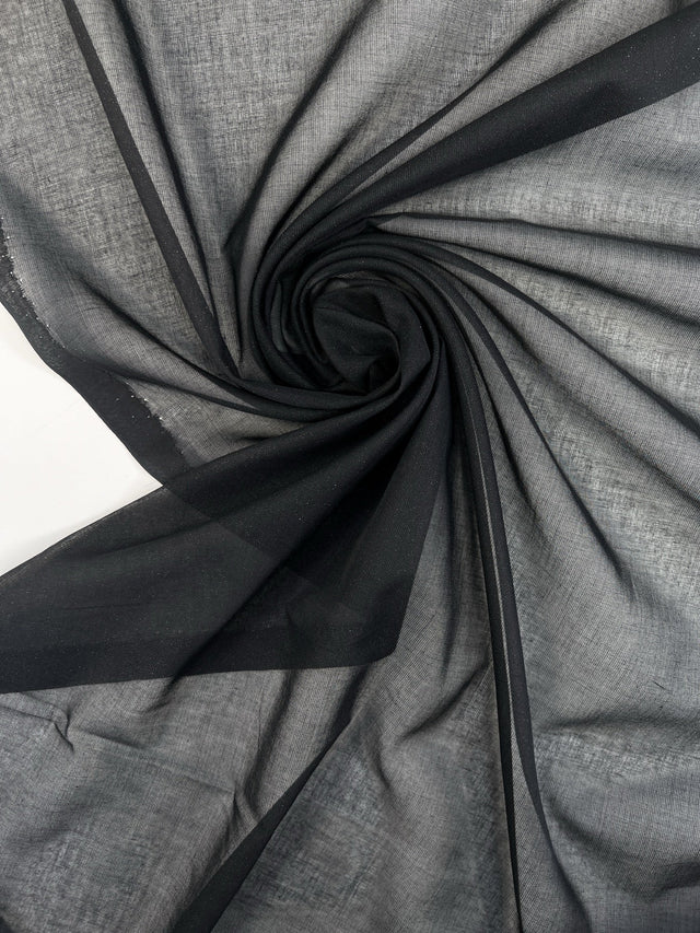 Black Cotton Interlining Fabric