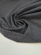 Cotton Checked Houndstooth Fabric