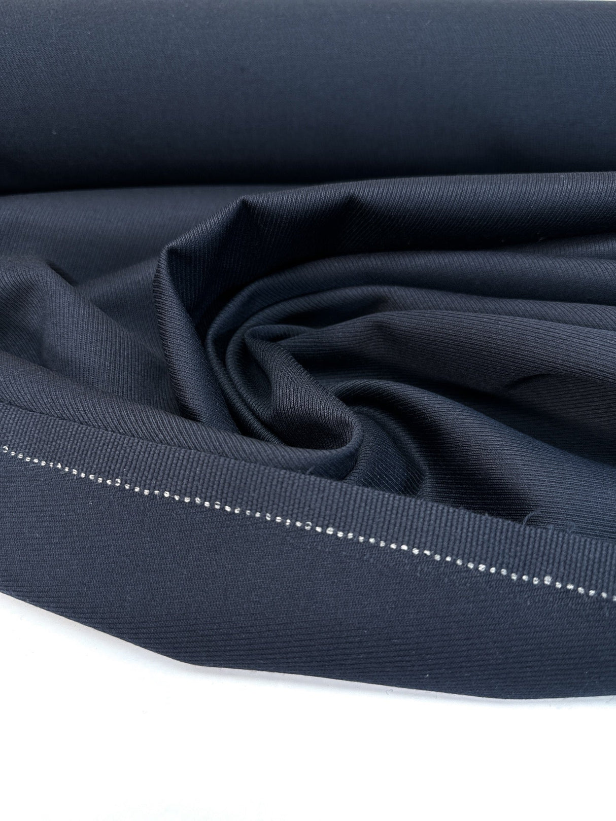 Blue Wool Blend Twill