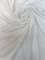 White Polyamide Elastane Knit Sportswear Fabric