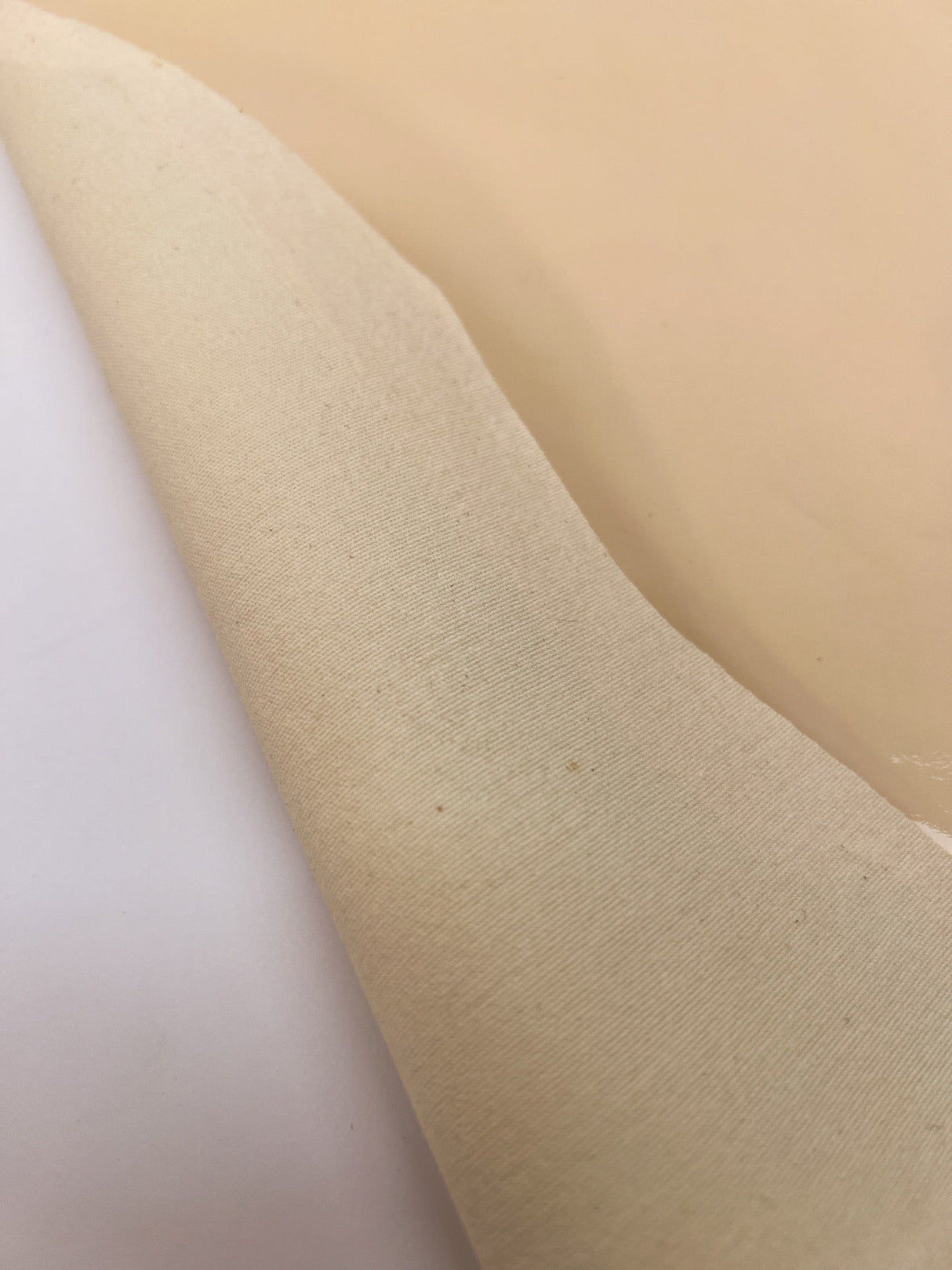 Beige Leather Fabric