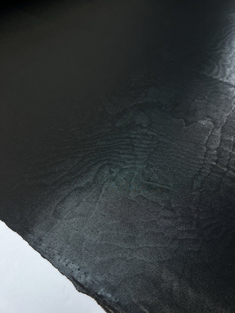 Viscose Knit Moiré Silver Black Stretch