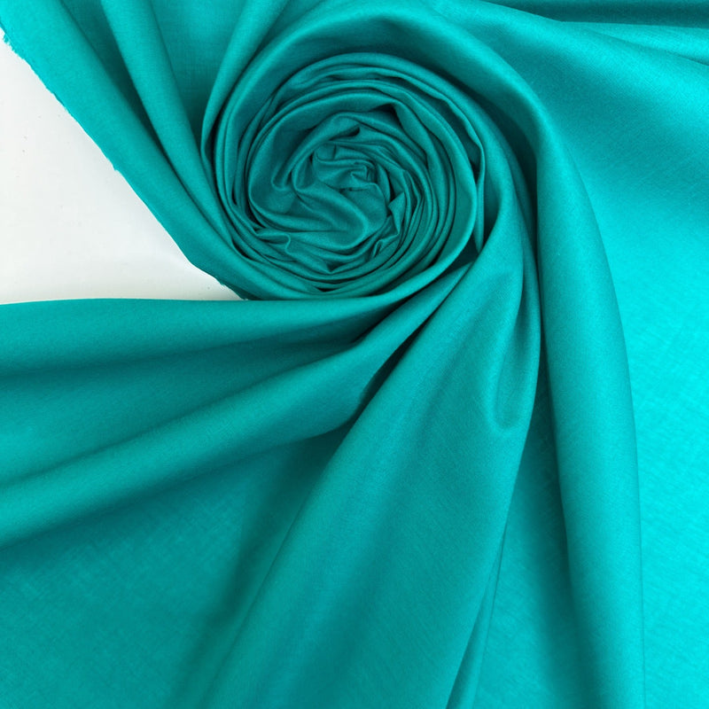 Cotton Elastane Woven Green