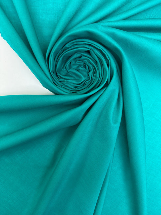 Cotton Elastane Woven Green