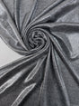 Polyester Elastane Knitted Fabric Silver Melange