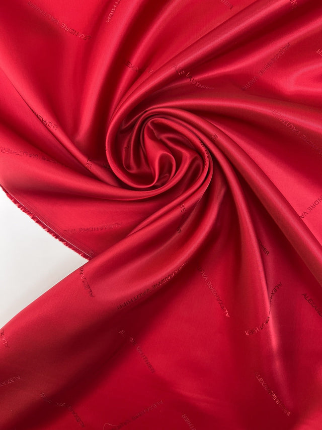 Stretch Viscose Lining Red Shade