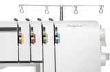 Husqvarna Viking Huskylock S21 Overlock Machine - Overlock Serger, 21 Stitches, 4-3-2 Thread Sewing, Differential Feed, 1100 Stitches Per Minute (1 Unit)